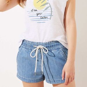 Loft Denim shorts - Size L Large Like New Cindy
